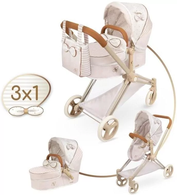 Wózek Verona 3w1 dla lalek do 47cm - tantis.pl