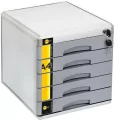 Szafka na dokumenty 5 szufl. metalowa YELLOW ONE - tantis.pl