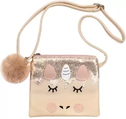 Torebka z jednorożcem i pomponem