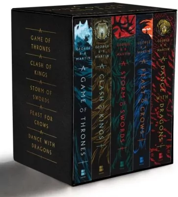 A Game of Thrones 5-Book Boxed Set (Song of Ice and Fire Series). A Game of Thrones / A Clash of Kings / A Storm of Swords / A Feast for Crows / and A Dance with Dragons