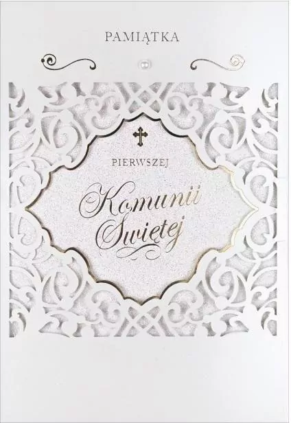 Karnet KL. Pamiątka Pierwszej Komunii Świętej - tantis.pl