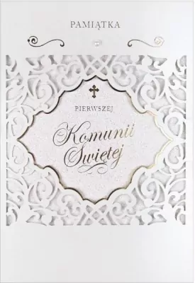 Karnet KL. Pamiątka Pierwszej Komunii Świętej