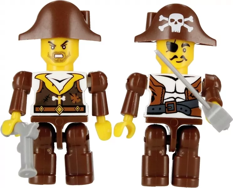 Klocki konstrukcyjne Alleblox Pirat 204 elementy AB9010 - tantis.pl