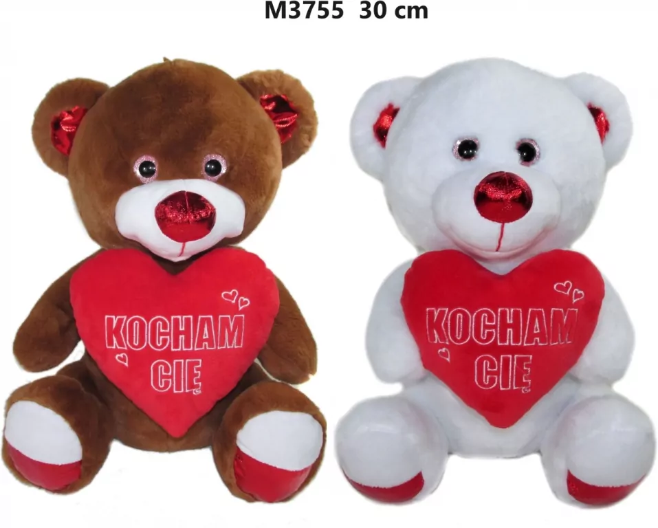 Miś Kocham Cię 30cm MIX - tantis.pl