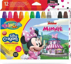 Kredki żelowe wykręcane. Colorino Kids. Minnie. 12 kolorów
