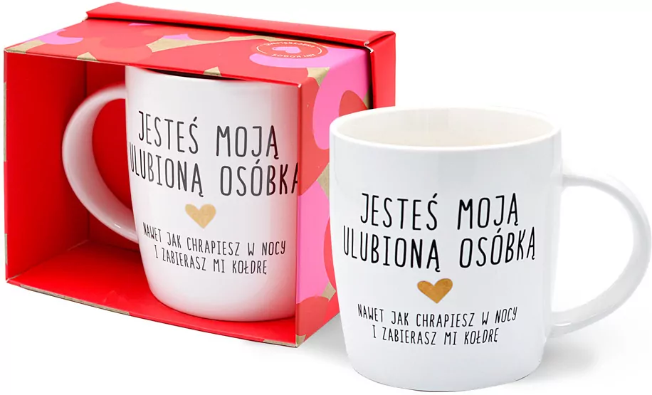 Kubek prezentowy Jesteś moją ulubioną osóbką - tantis.pl