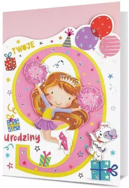 Karnet B6. 9 Urodziny - tantis.pl