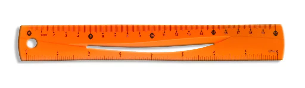 Linijka pomarańczowa 20cm BL020-PB - tantis.pl