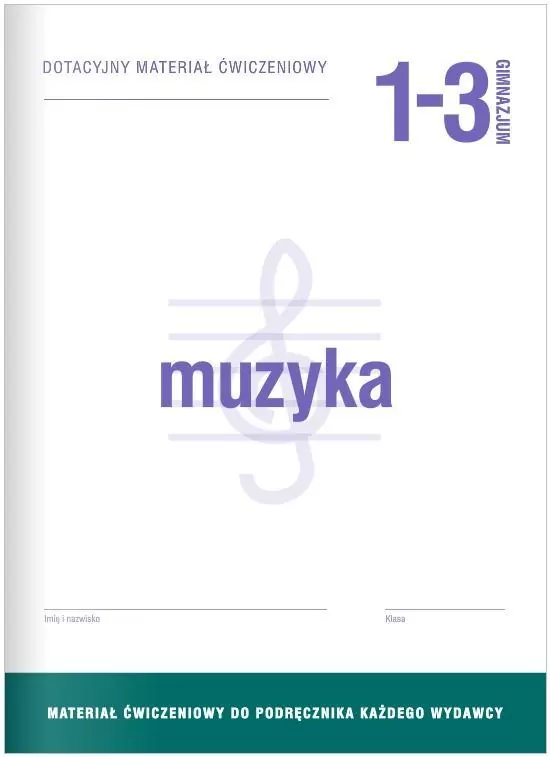 Muzyka GIM 1-3 Dotacyjny materiał ćw. OPERON - tantis.pl
