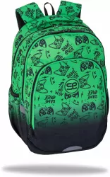 Plecak szkolny Coolpack Prime Pro Game Over Gradient Green