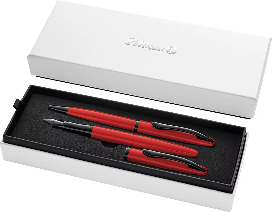 Pióro wieczne Jazz Noble Elegance + długopis Red - tantis.pl