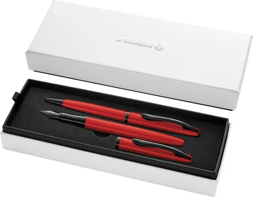 Pióro wieczne Jazz Noble Elegance + długopis Red