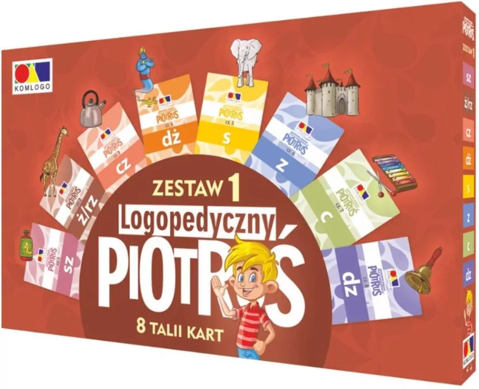 Logopedyczny Piotruś. Zestaw 1 - tantis.pl