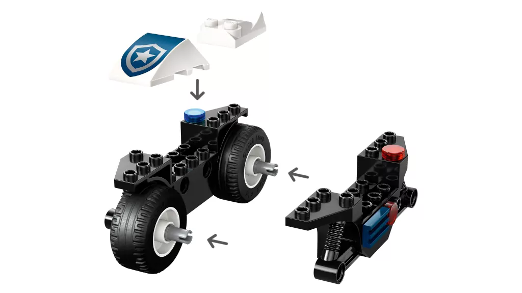 LEGO® City. Pościg na motocyklu policyjnym 60455 - tantis.pl