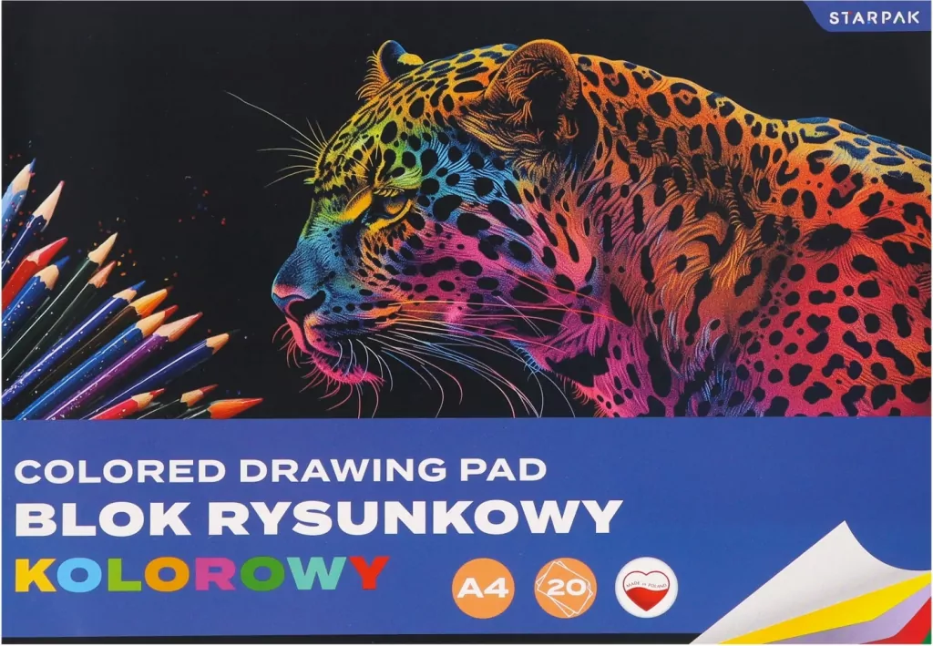 ZEST BLOK RYS/TEC A4 BIA/KOL ZWIERZ STK F 10 - tantis.pl