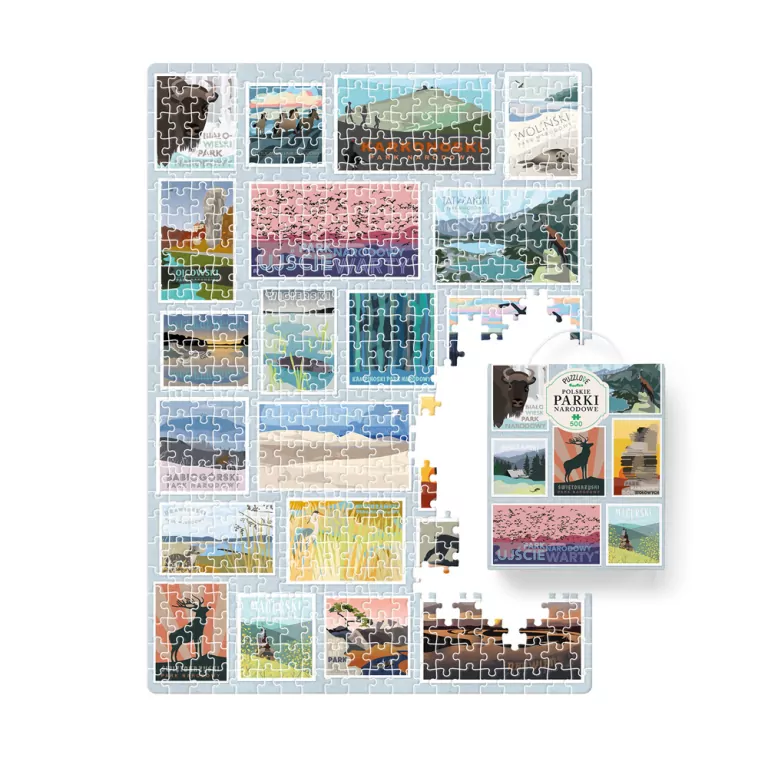 CzuCzu. Puzzlove. Polskie Parki narodowe 500 - tantis.pl