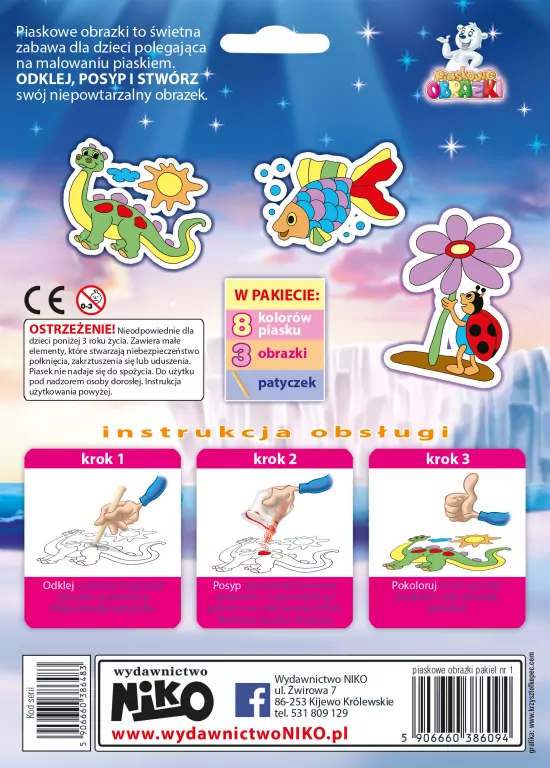 Piaskowe obrazki. Pakiet 1 - tantis.pl