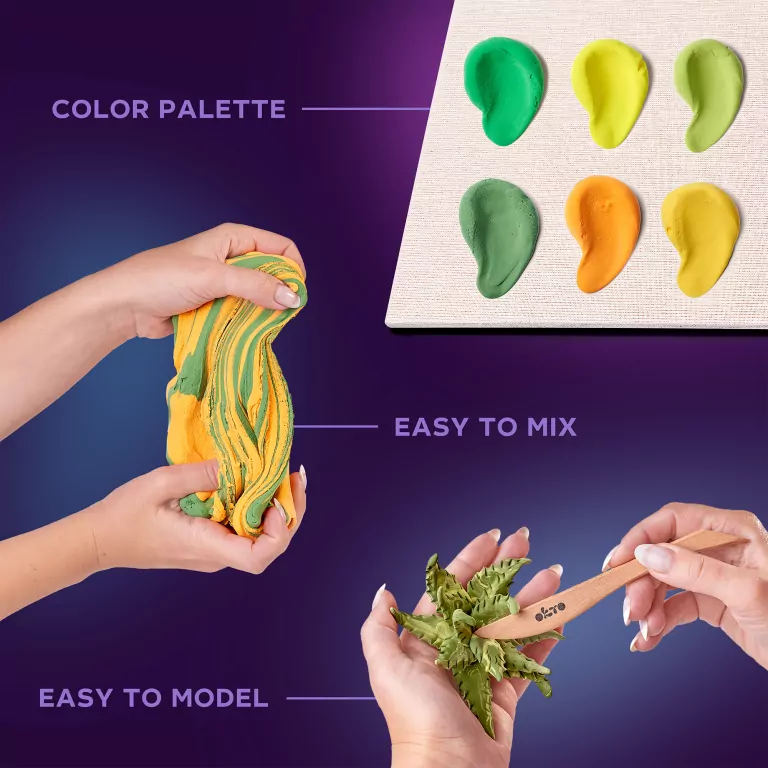 Sukulenty. Energia. Zestaw kreatywny Wood&Craft - tantis.pl