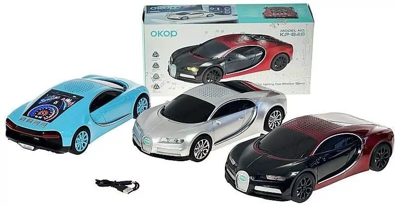 Głośnik Bluetooth auto ze światłem USB MIX - tantis.pl