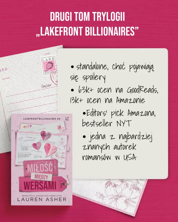 Miłość między wersami. Lakefront Billionaires. Tom 2 - tantis.pl