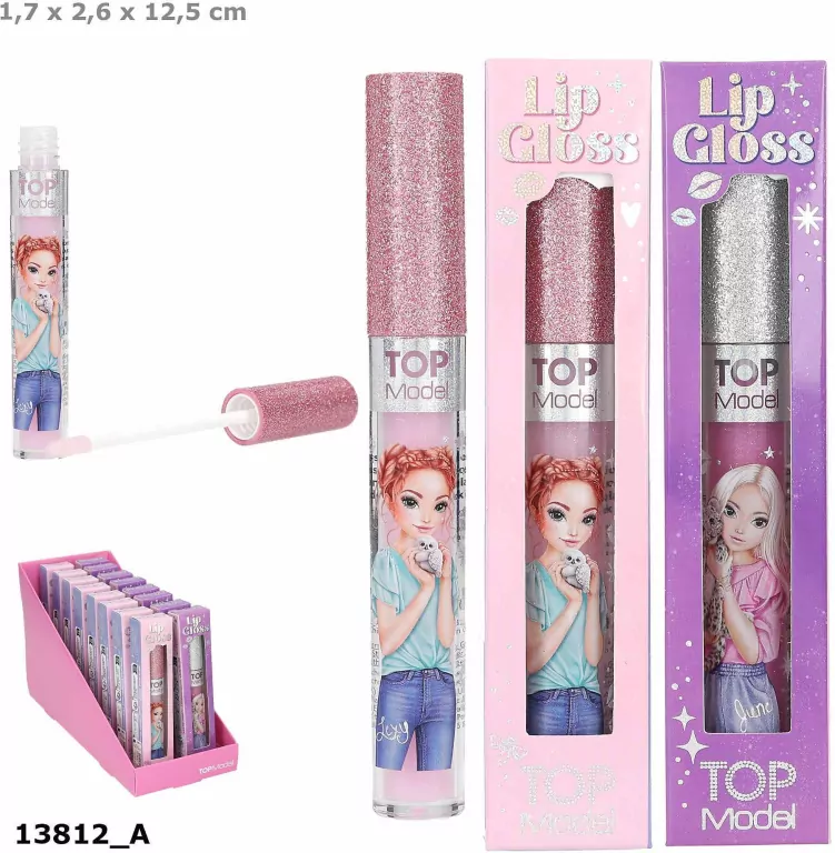 Błyszczyk Top Model pachnący 1szt.mix 13812A - tantis.pl