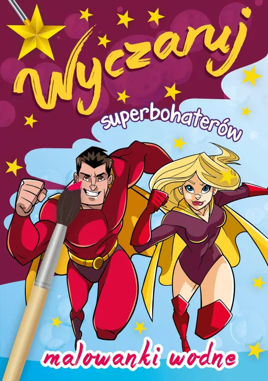 Wyczaruj superbohaterów. Malowanki wodne - tantis.pl