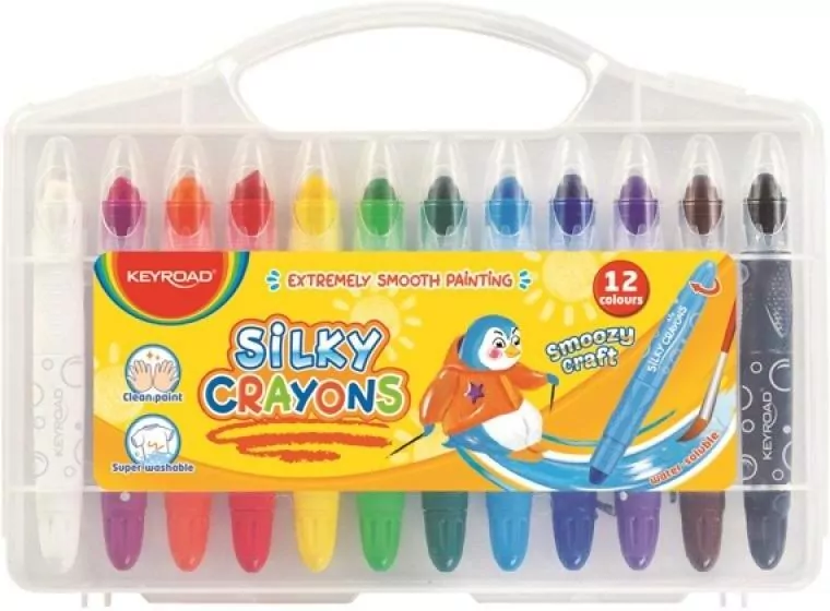 Smoozy Craft. Kredki żelowe zmywalne, 12 sztuk - tantis.pl