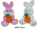 Zając króliczek z marchewką 20cm MIX - tantis.pl