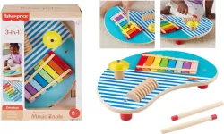 Fisher Price. Drewniany muzyczny stoliczek