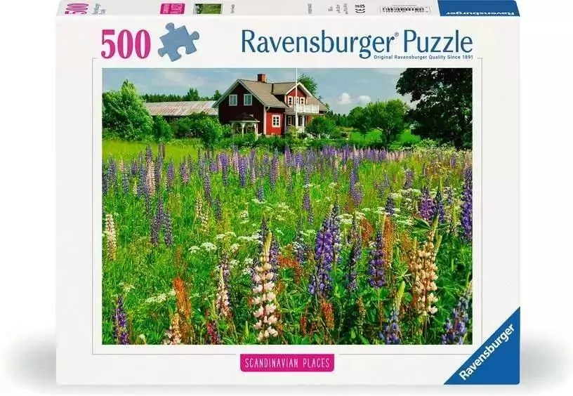 Puzzle 500. Łąka w Szwecji - tantis.pl