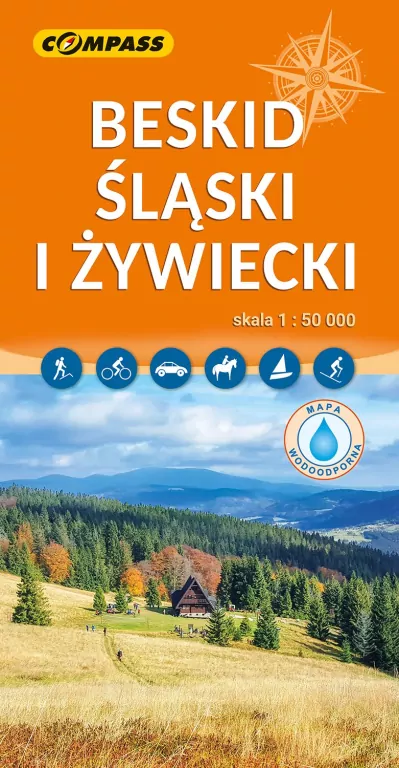 Mapa turystyczna - Beskid Śląski i Żywiecki - tantis.pl