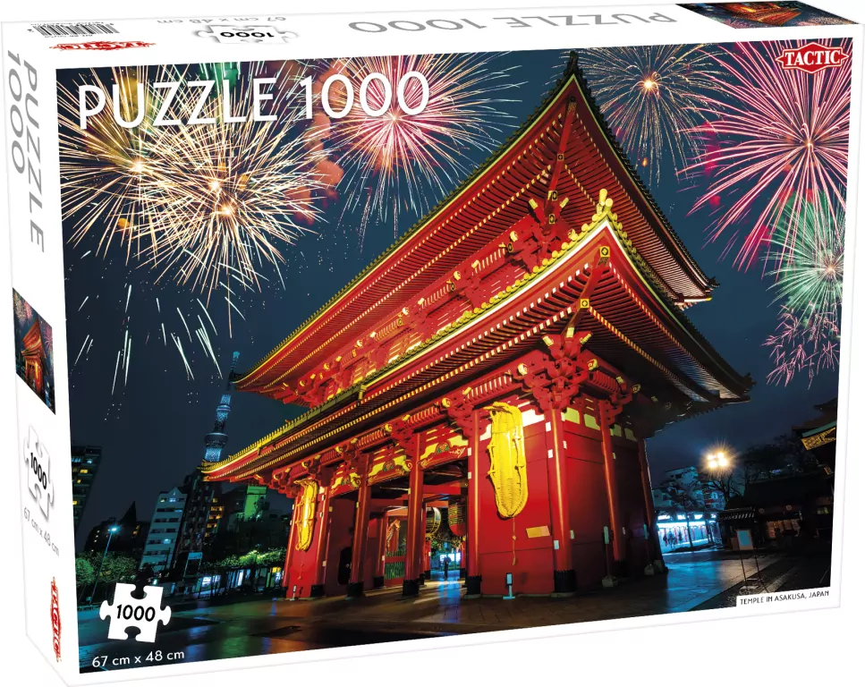 Puzzle 1000 Temple in Asakusa, Japan - tantis.pl