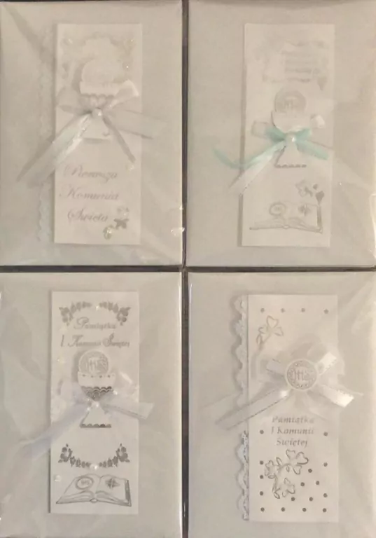 Książeczka ręcznie zdobiona A5 Komunia MIX - tantis.pl
