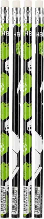 Ołówek z gumką HB Football - tantis.pl