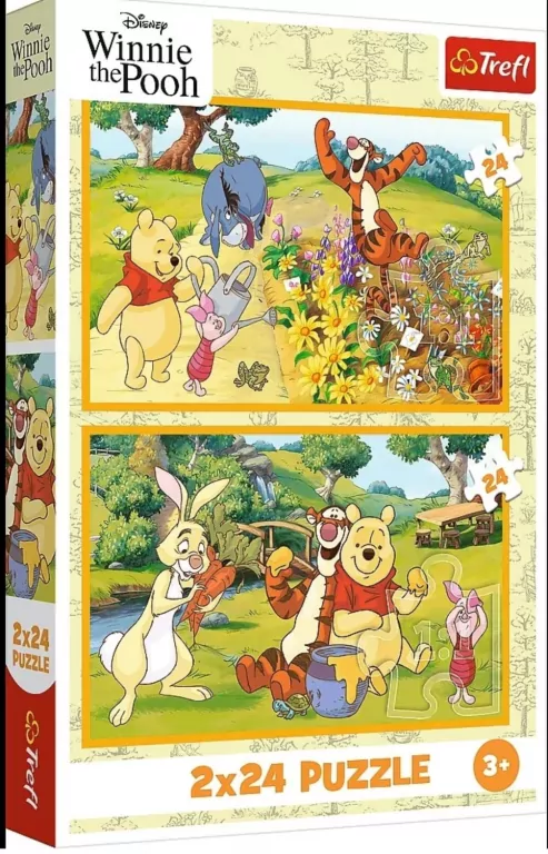 Puzzle 2x24 Dzień w ogrodzie TREFL - tantis.pl