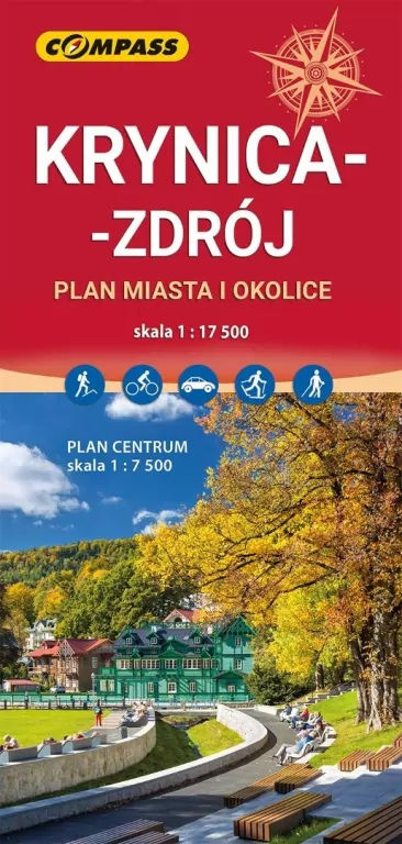 Plan miasta - Krynica-Zdrój 1:17 500 - tantis.pl