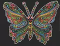 Kolorowanka welwetowa A4 Motyl - tantis.pl