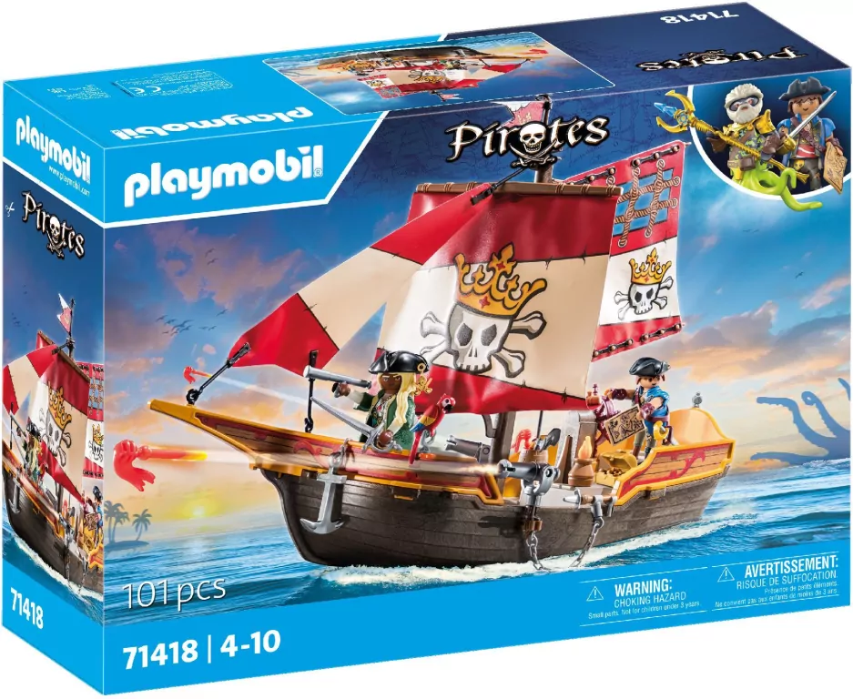 Playmobil 71418 Statek piracki - tantis.pl