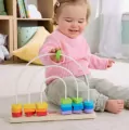 Fisher-Price Tęcza Drewniane koraliki Kształty - tantis.pl