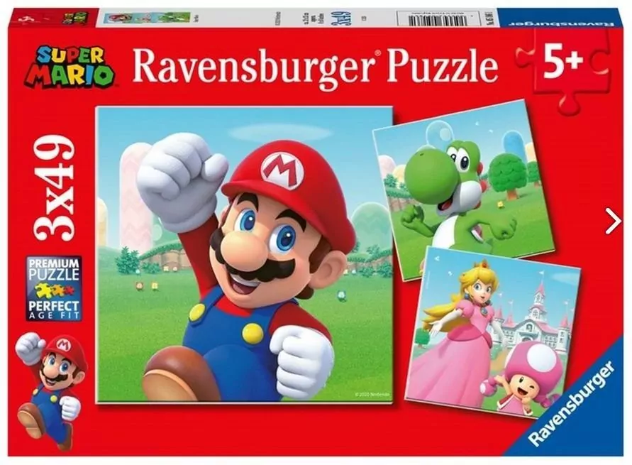Puzzle 3x49. Super Mario - tantis.pl