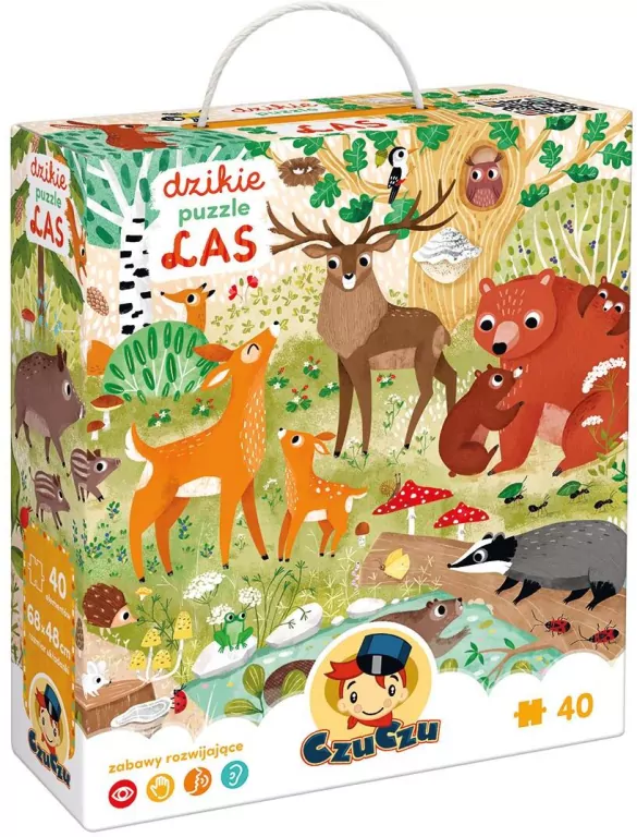 CzuCzu. Las. Dzikie puzzle - tantis.pl
