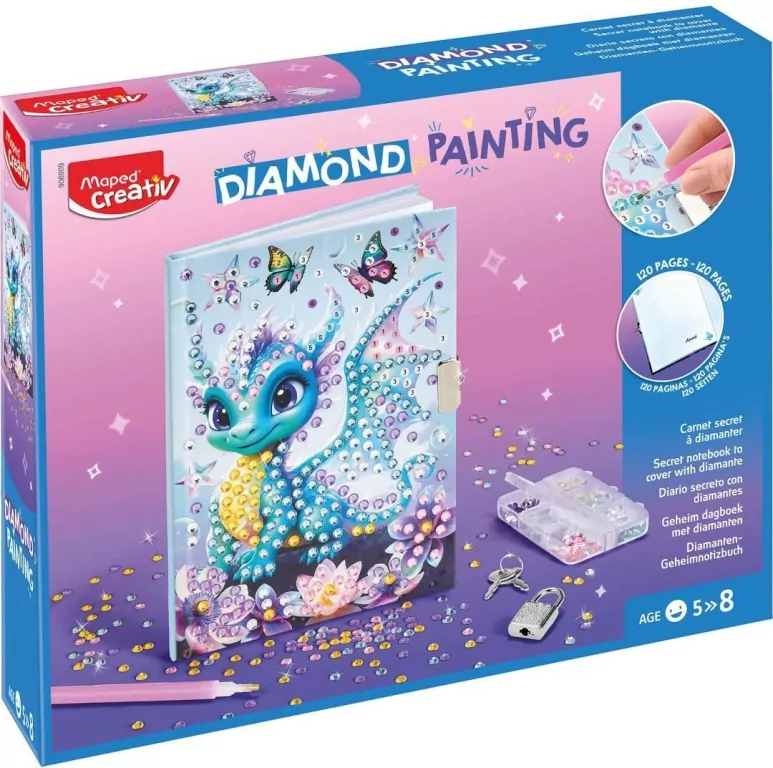 Creativ Diamentowe Mozaiki pamiętnik MAPED - tantis.pl
