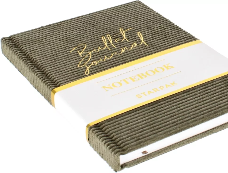 Notes A5/80K sztruksowy oliwka - tantis.pl