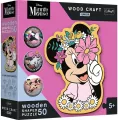 Trefl. Puzzle drewniane, W świecie Minnie, 50 elementów - tantis.pl
