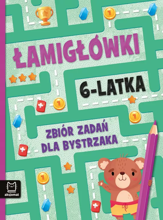 Łamigłówki 6-latka. Zbiór zadań dla bystrzaka - tantis.pl