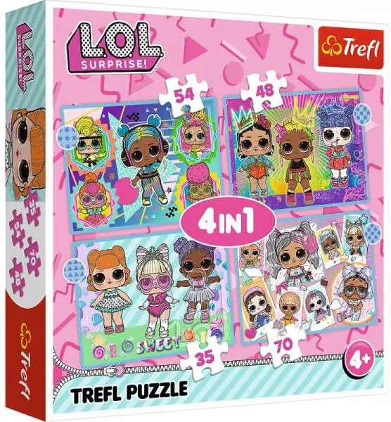 L.O.L Surprice Puzzle 4w1 - tantis.pl
