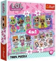 L.O.L Surprice Puzzle 4w1 - tantis.pl