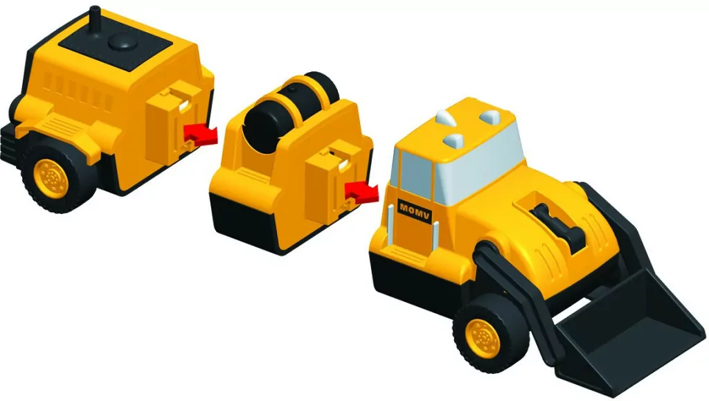 Magnetyczne pojazdy budowlane - tantis.pl