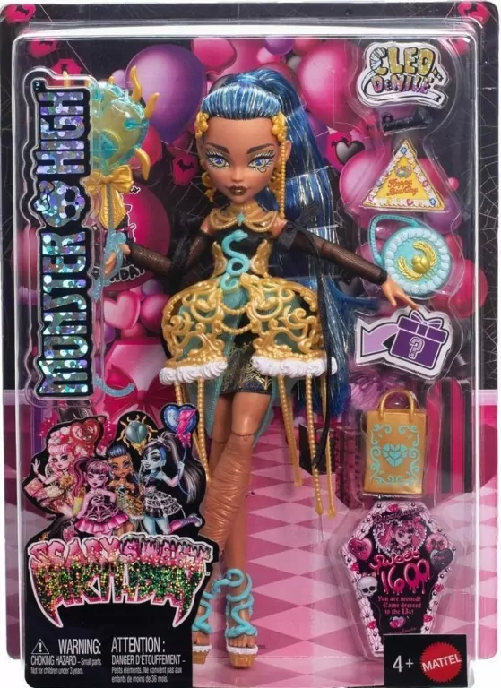 Monster High Straszysłodkie urodziny Cleo de Nile - tantis.pl