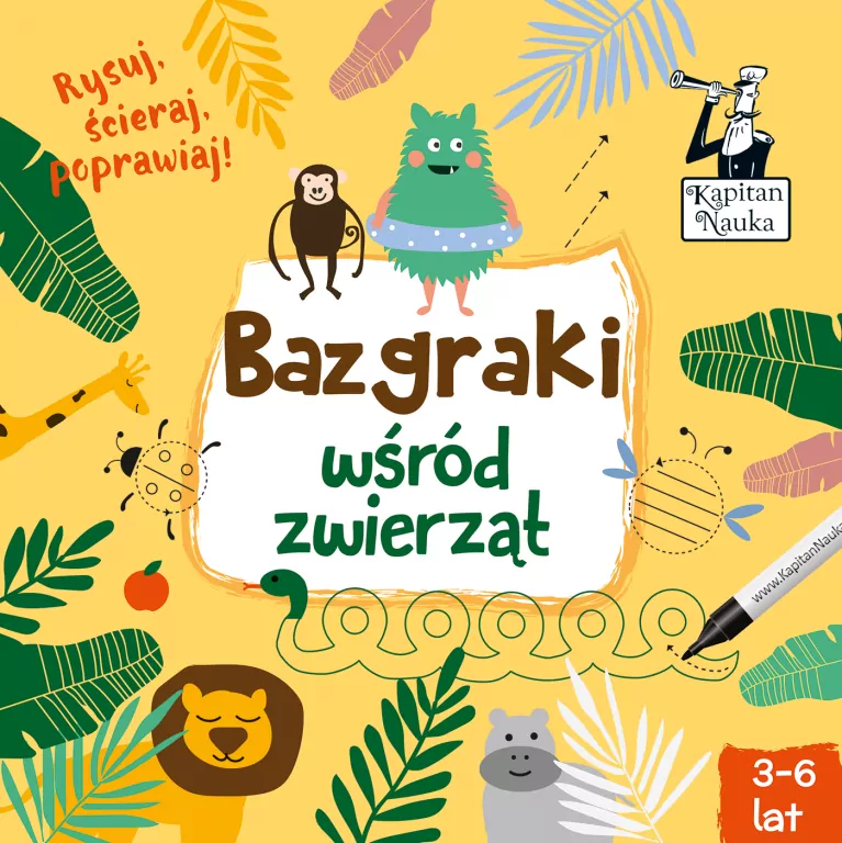 Bazgraki wśród zwierząt. Kapitan Nauka - tantis.pl